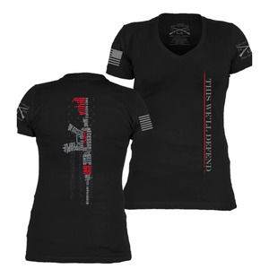 Women's Second Amendment 2.0 T-shirt Black round neck